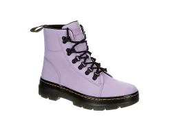 Dr. Martens Dr.martens Womens Combs Nylon Combat Boot - Lilac