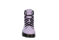 Dr. Martens Dr.martens Womens Combs Nylon Combat Boot - Lilac -Chic Shoe Shop US 01 302907 02