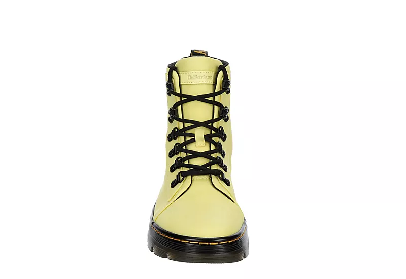 Dr. Martens Dr.martens Womens Combs Nylon Combat Boot - Yellow 5 Dr. Martens Dr.martens Womens Combs Nylon Combat Boot - Yellow - Image 3