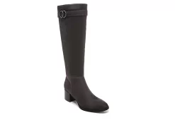 Lifestride Womens Daring Wide Calf Tall Boot - Dark Grey
