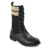Journee Collection Womens Melei Lace Up Boot - Black -Chic Shoe Shop US 01 303339 00