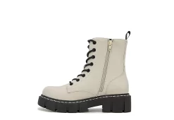 Unionbay Womens Lester Combat Boot - Off White 11 Unionbay Womens Lester Combat Boot - Off White -Chic Shoe Shop US 01 303383 02