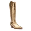 Coconuts Womens Agency Western Boot - Gold -Chic Shoe Shop US 01 303487 00