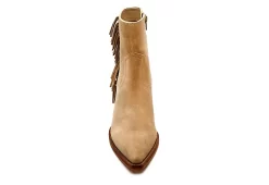 Coconuts Womens Jane Western Ankle Boot - Natural -Chic Shoe Shop US 01 303521 02