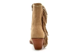 Coconuts Womens Jane Western Ankle Boot - Natural -Chic Shoe Shop US 01 303521 04