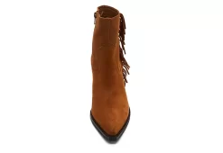 Coconuts Womens Jane Western Ankle Boot - Cognac -Chic Shoe Shop US 01 303522 02