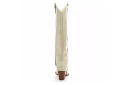 Coconuts Womens Jax Tall Western Boot - Ivory -Chic Shoe Shop US 01 303524 04