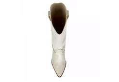 Coconuts Womens Jax Tall Western Boot - Ivory -Chic Shoe Shop US 01 303524 05