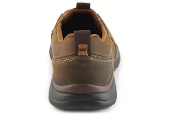Skechers Mens Dockland Slip On Oxford - Brown -Chic Shoe Shop US 01 311272 02