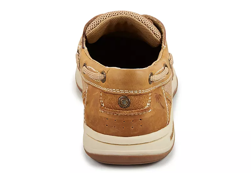 Margaritaville Mens Anchor Boat Shoe - Tan 5 Margaritaville Mens Anchor Boat Shoe - Tan - Image 3