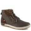 Day Five Mens Viper Mid Sneaker - Dark Brown 2 Day Five Mens Viper Mid Sneaker - Dark Brown -Chic Shoe Shop US 01 317163 00