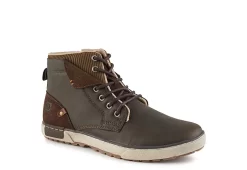 Day Five Mens Viper Mid Sneaker - Dark Brown