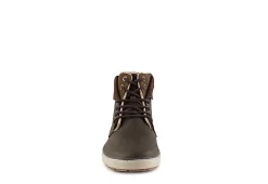 Day Five Mens Viper Mid Sneaker - Dark Brown -Chic Shoe Shop US 01 317163 05