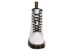 Dr. Martens Dr.martens Womens Zavala Combat Boot - White -Chic Shoe Shop US 01 330184 02