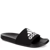 Adidas Mens Adilette Logo Slide Sandal - Black