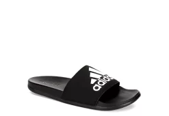 Adidas Mens Adilette Logo Slide Sandal - Black