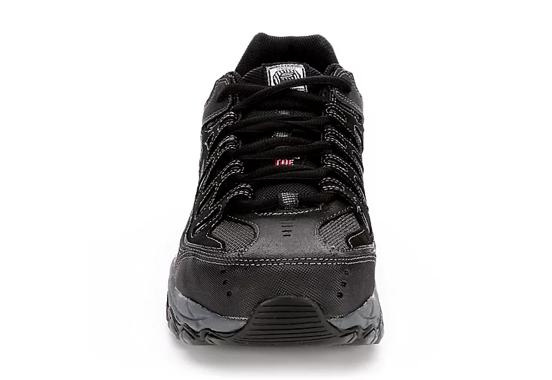 Skechers Mens 77055 Steel Toe Work Shoe - Black 5 Skechers Mens 77055 Steel Toe Work Shoe - Black - Image 3