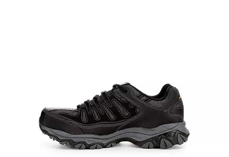 Skechers Mens 77055 Steel Toe Work Shoe - Black 6 Skechers Mens 77055 Steel Toe Work Shoe - Black - Image 4