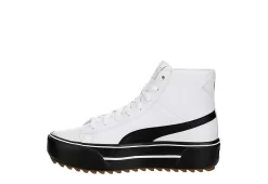 Puma Womens Kaia High Top Platform Sneaker - White -Chic Shoe Shop US 01 400673 03