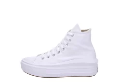 Converse Womens Chuck Taylor All Star Move High Top Sneaker - White -Chic Shoe Shop US 01 400794 03
