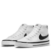 Nike Womens Court Legacy Mid Sneaker - White 2 Nike Womens Court Legacy Mid Sneaker - White -Chic Shoe Shop US 01 400889 00