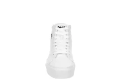 Vans Womens Filmore High Top Platform Sneaker - White -Chic Shoe Shop US 01 400983 02