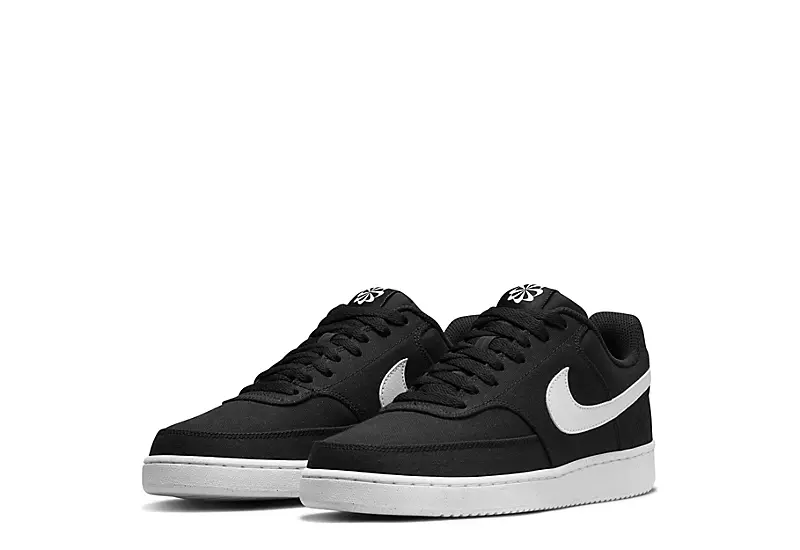 Nike Womens Court Vision Low Next Nature Sneaker - Black 3 Nike Womens Court Vision Low Next Nature Sneaker - Black