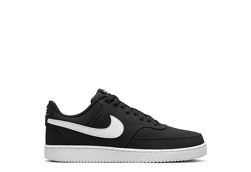 Nike Womens Court Vision Low Next Nature Sneaker - Black 4 Nike Womens Court Vision Low Next Nature Sneaker - Black - Image 2