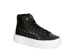 Puma Womens Kaia High Top Platform Sneaker - Black