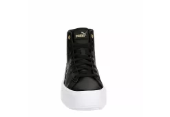 Puma Womens Kaia High Top Platform Sneaker - Black -Chic Shoe Shop US 01 401308 02