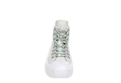 Converse Womens Chuck Taylor All Star Move High Top Sneaker - Bone -Chic Shoe Shop US 01 401340 02