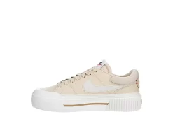 Nike Womens Court Legacy Lift Sneaker - Bone -Chic Shoe Shop US 01 401378 03