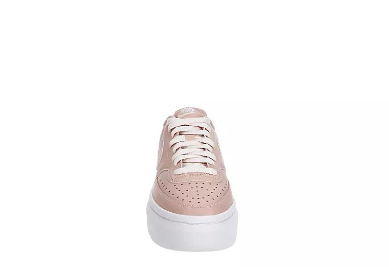 Nike Womens Court Vision Alta Sneaker - Pink 5 Nike Womens Court Vision Alta Sneaker - Pink - Image 3