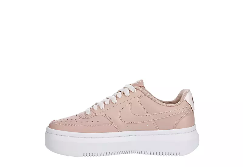 Nike Womens Court Vision Alta Sneaker - Pink 6 Nike Womens Court Vision Alta Sneaker - Pink - Image 4
