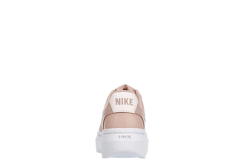 Nike Womens Court Vision Alta Sneaker - Pink 7 Nike Womens Court Vision Alta Sneaker - Pink - Image 5