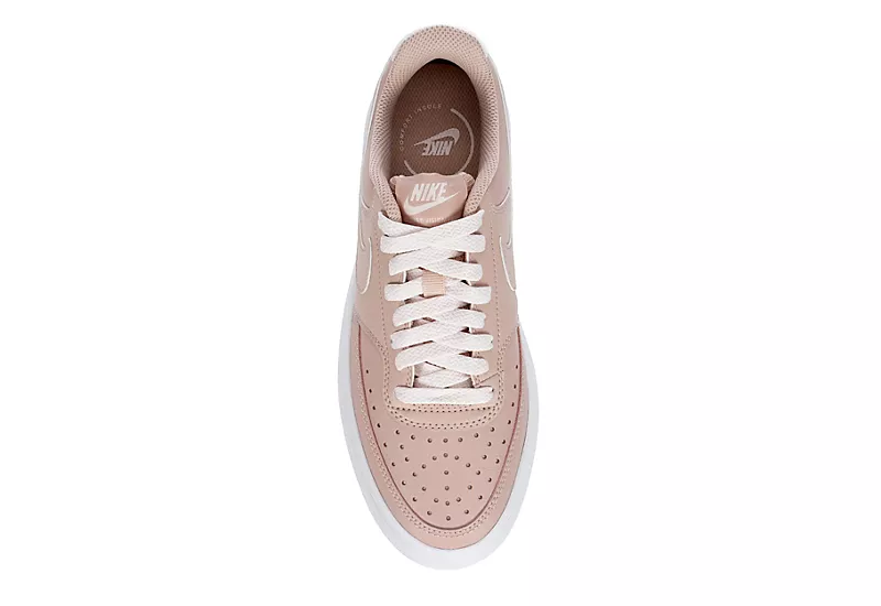 Nike Womens Court Vision Alta Sneaker - Pink 8 Nike Womens Court Vision Alta Sneaker - Pink - Image 6