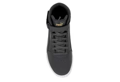Puma Womens Carina 2.0 Chevron Mid Sneaker - Dark Grey 14 Puma Womens Carina 2.0 Chevron Mid Sneaker - Dark Grey -Chic Shoe Shop US 01 401446 05