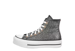 Converse Womens Chuck Taylor All Star High Top Platform Sneaker - Black -Chic Shoe Shop US 01 401474 03