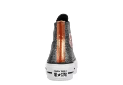 Converse Womens Chuck Taylor All Star High Top Platform Sneaker - Black -Chic Shoe Shop US 01 401474 04