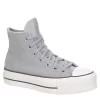 Converse Womens Chuck Taylor All Star High Top Platform Sneaker - Pale Grey -Chic Shoe Shop US 01 401481 00