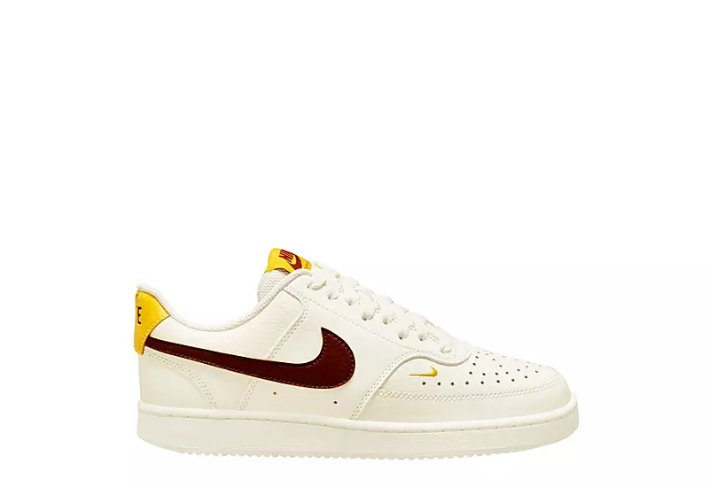 Nike Womens Court Vision Low Sneaker - Bone 3 Nike Womens Court Vision Low Sneaker - Bone