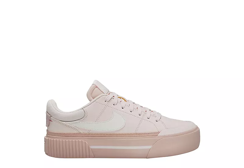 Nike Womens Court Legacy Lift Sneaker - Pale Pink 4 Nike Womens Court Legacy Lift Sneaker - Pale Pink - Image 2