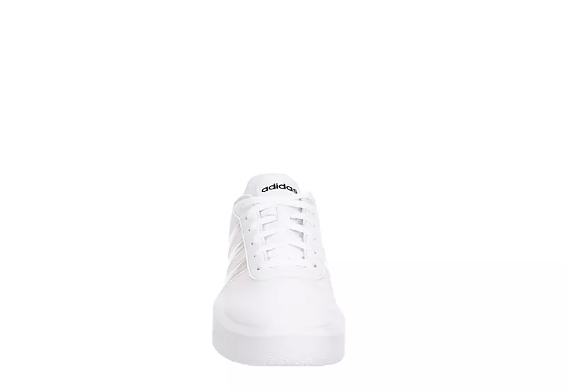 Adidas Womens Court Platform Sneaker - White 5 Adidas Womens Court Platform Sneaker - White - Image 3