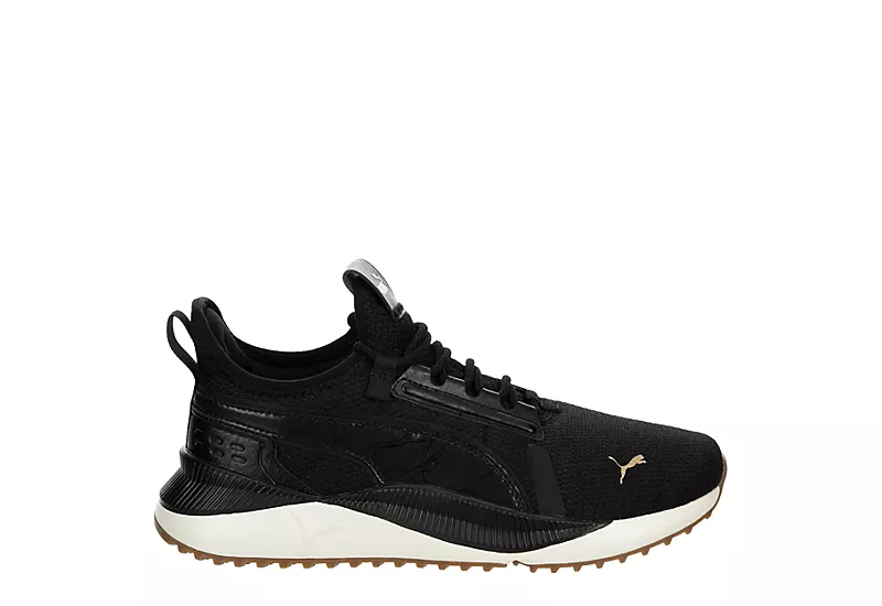 Puma Womens Pacer Future Street Lux Deco Sneaker - Black 4 Puma Womens Pacer Future Street Lux Deco Sneaker - Black - Image 2