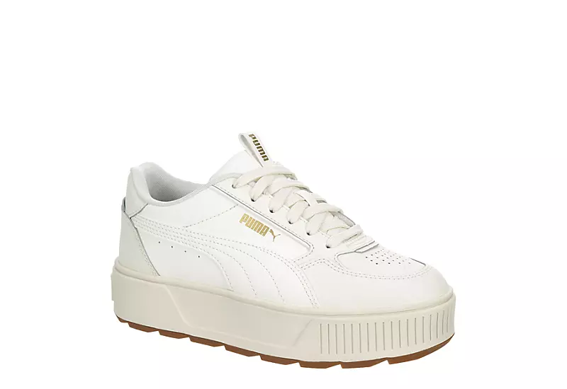 Puma Womens Karmen Rebelle Platform Sneaker - Off White 3 Puma Womens Karmen Rebelle Platform Sneaker - Off White
