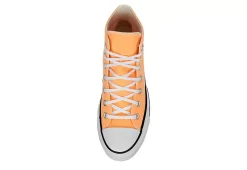 Converse Womens Chuck Taylor All Star High Top Platform Sneaker - Orange -Chic Shoe Shop US 01 401714 05