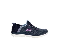 Skechers Womens Summits Slip-ins Running Shoe - Navy -Chic Shoe Shop US 01 401745 01