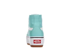 Vans Womens Filmore High Top Tapered Platform Sneaker - Aqua -Chic Shoe Shop US 01 401766 04