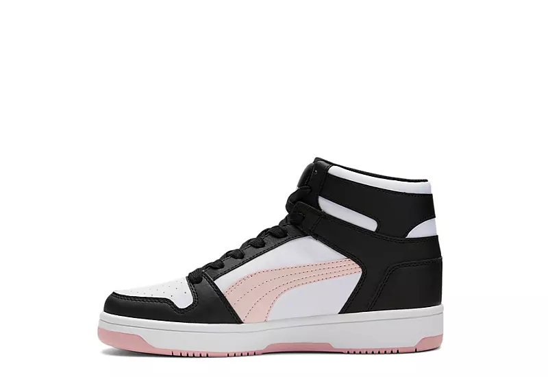 Puma Womens Rebound Lay Up Sneaker - White 5 Puma Womens Rebound Lay Up Sneaker - White - Image 3