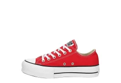 Converse Womens Chuck Taylor All Star Low Top Lift Sneaker - Red -Chic Shoe Shop US 01 401831 03